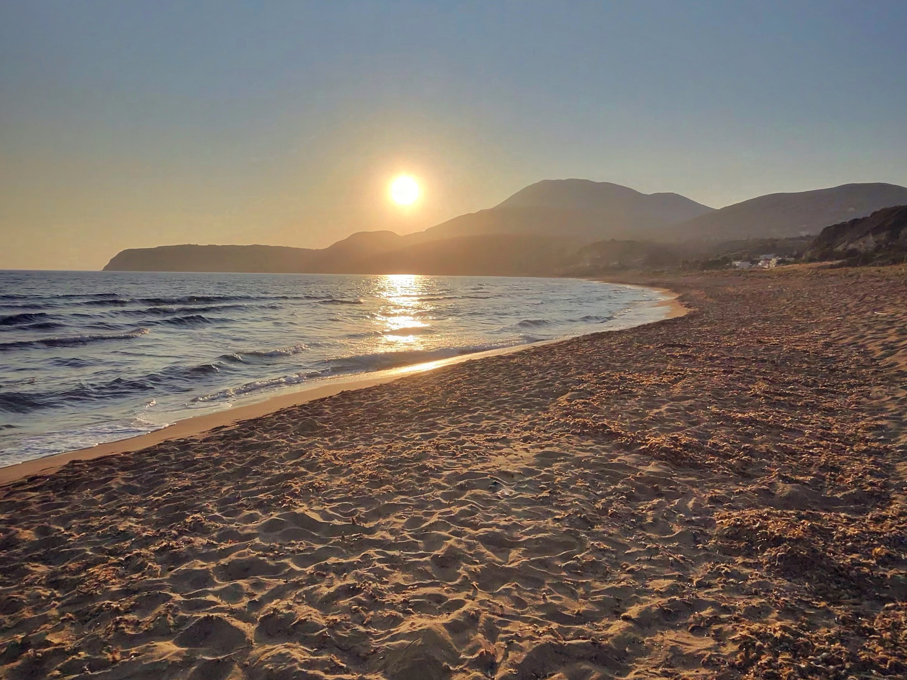 Sunset on Kaminia beach (2)